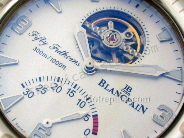 Cincuenta Blancpain Tourbillon Deporte Brazas Mira hombr Réplica Reloj