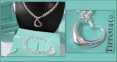 Tiffany Conjunto de collar y pulsera de plata Réplica
