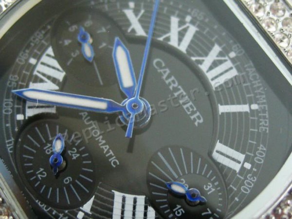 Cartier Roadster Señoras Calendario Réplica Reloj