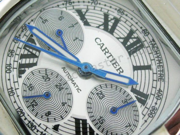 Cartier Roadster Calendario Réplica Reloj