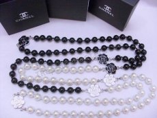 Chanel blanco collar de perlas Réplica
