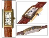 Cartier Tank Americaine Señoras Moyen Réplica Reloj