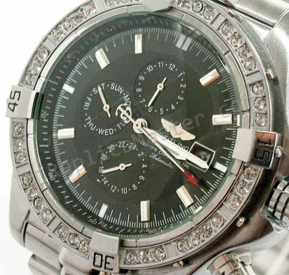 Breitling Chronomat Evolution Windrider Diamantes Réplica Reloj