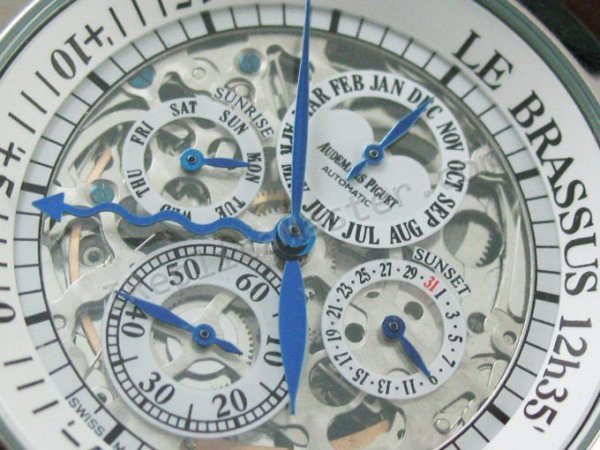 Audemars Piguet Jules Audemars Tourbillon esqueleto de Datograph Réplica Reloj