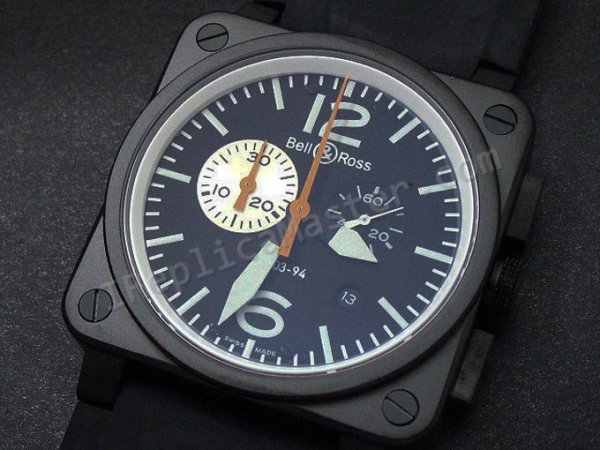 Bell y Ross BR03 Instrumento-94 cronógrafo Reloj Suizo Réplica