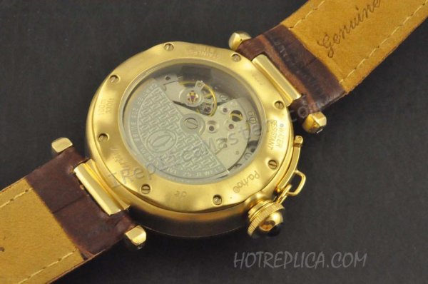 Cartier Pasha oro Grid Réplica Reloj