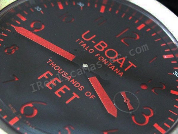 U-Boat Miles de MS pies Reloj Suizo Réplica