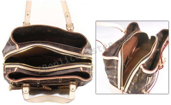 Louis Vuitton Monograma lienzo remachado Handbag M40140 Réplica