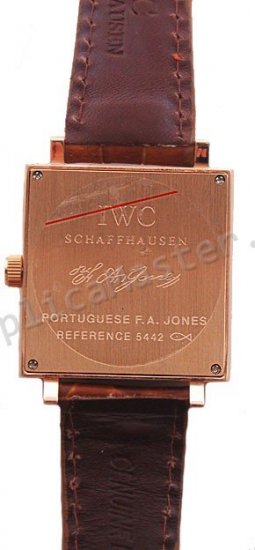 Portugaise IWC FAJones Square Watch Dial Réplique Montre