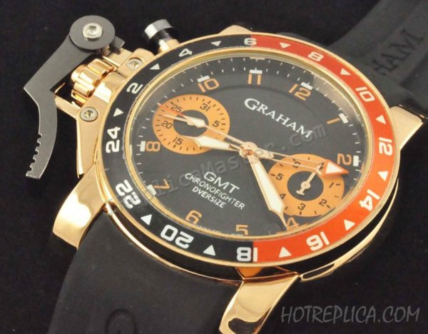 Graham Chronofighter Oversize GMT Watch Datograph Réplique Montre