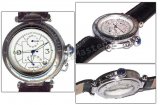 Réserve de Marche Cartier Pasha Watch Fuseau Double Réplique Montre