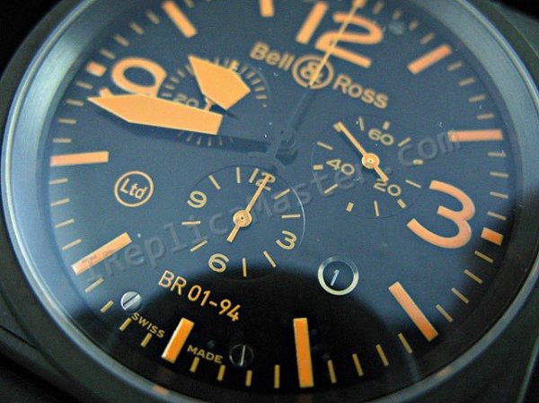 Bell et Ross Instrument BR01-94 chronographe, horlogère Suisse Réplique