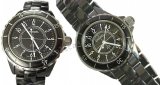 Chanel J12, de cas réels de céramique et de braclet Réplique Montre Chanel J12, de cas réels de céramique et de braclet Réplique Montre