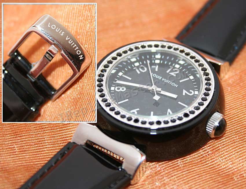 Louis Vuitton Tambour Quartz Diamonds  Clique na imagem para fechar