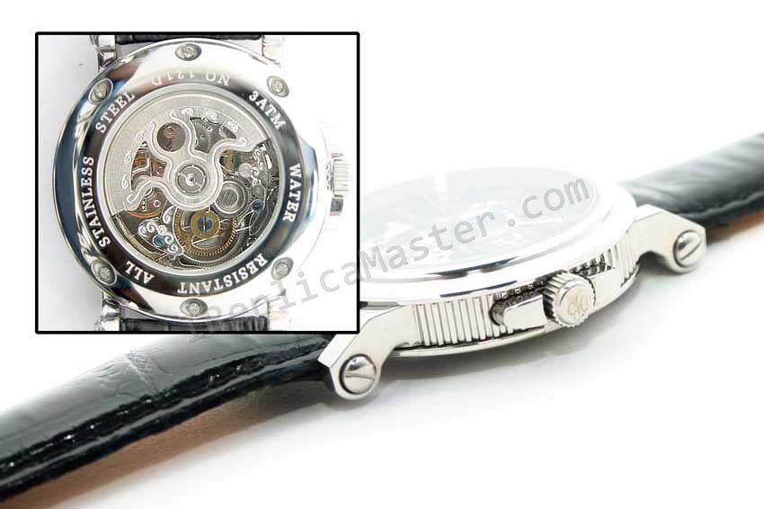 Breguet морской Смотреть Реплика Скелет - закрыть