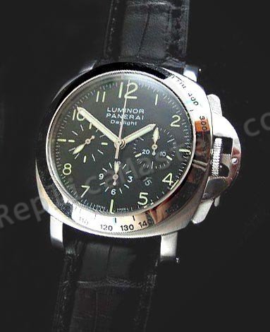 Officine Panerai Luminor Chronograph Daylight Schweizer Replik Uhr - zum Schließen ins Bild klicken