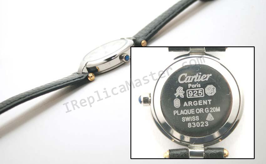 Cartier Must de Cartier de cuarzo, tamaño pequeño Réplica Reloj - Haga click en la imagen para cerrar