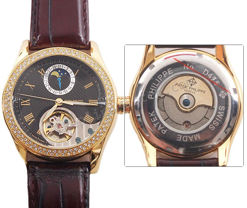 Patek Philippe Calatrava Date Watch Diamonds Réplique Montre - Cliquez sur l'image pour la fermer