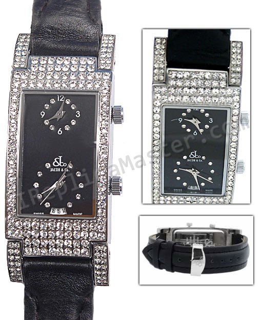 Jacob & Co Angel Two Time Zone Watch Replica Watch - Click Image to Close
