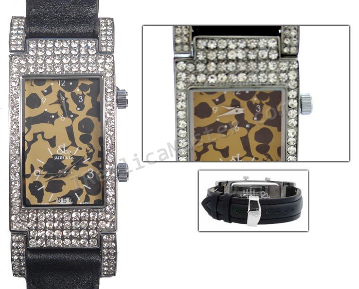 Jacob & Co Angel Deux fuseaux horaires Watch Watch Réplique Montre - Cliquez sur l'image pour la fermer