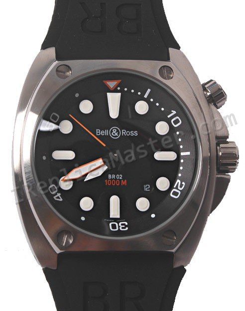 Regarder Bell et Ross BR02 Instrument Diver Pro automati Réplique Montre - Cliquez sur l'image pour la fermer