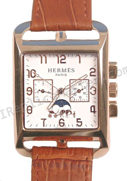 Hermes Cape Cod Day-Night Watch Replik Uhr - zum Schließen ins Bild klicken