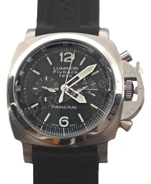 Officine Panerai Luminor Flyback 1950 Cronógraf Réplica Reloj - Haga click en la imagen para cerrar