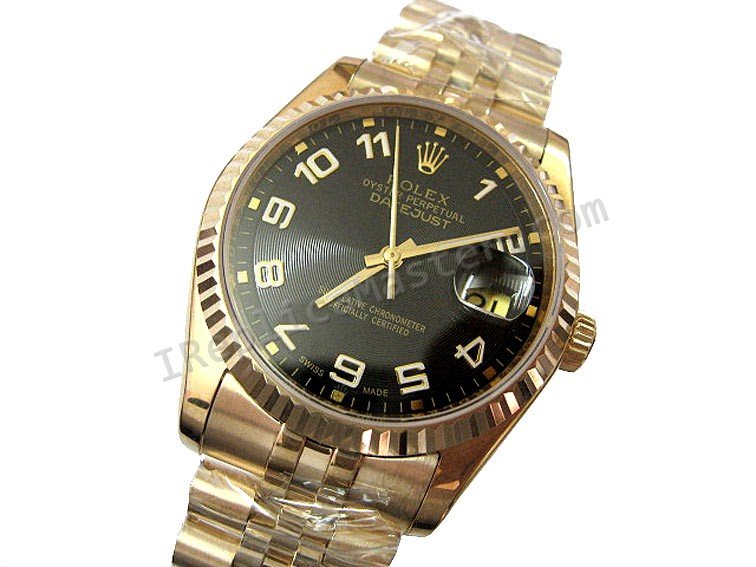 Rolex Oyster Perpetual DateJust Swiss Replica Watch - Click Image to Close