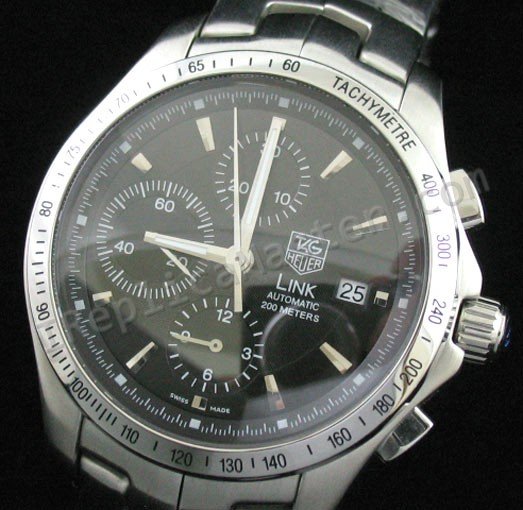 Tag Heuer Link 200 Meters Chrono Swiss Movement Swiss Replica Watch