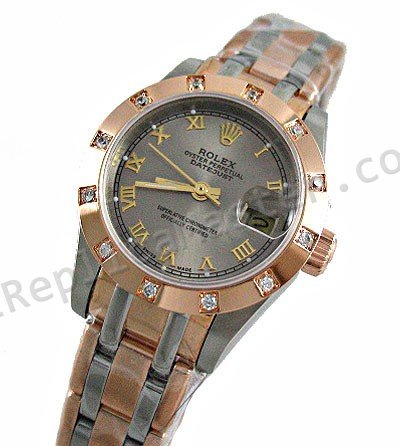 Señoras Rolex Oyster Perpetual Datejust Reloj Suizo Réplica - Haga click en la imagen para cerrar
