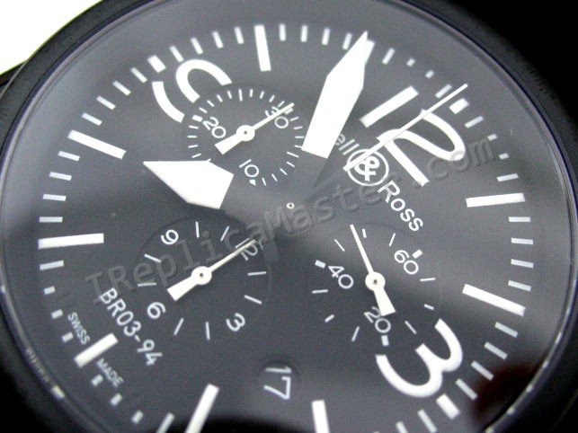 Bell and Ross Instrument BR03-94 Cronograph Swiss Replica Watch - Click Image to Close