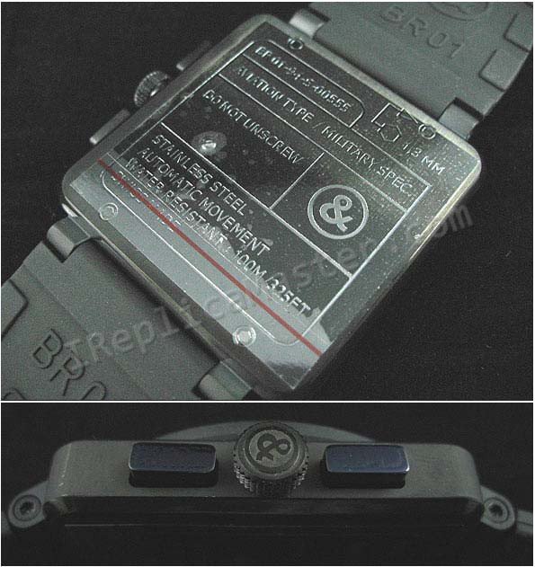 Белл и Росс инструмента BR01-94 Cronograph, Swiss Watch Реплика - закрыть