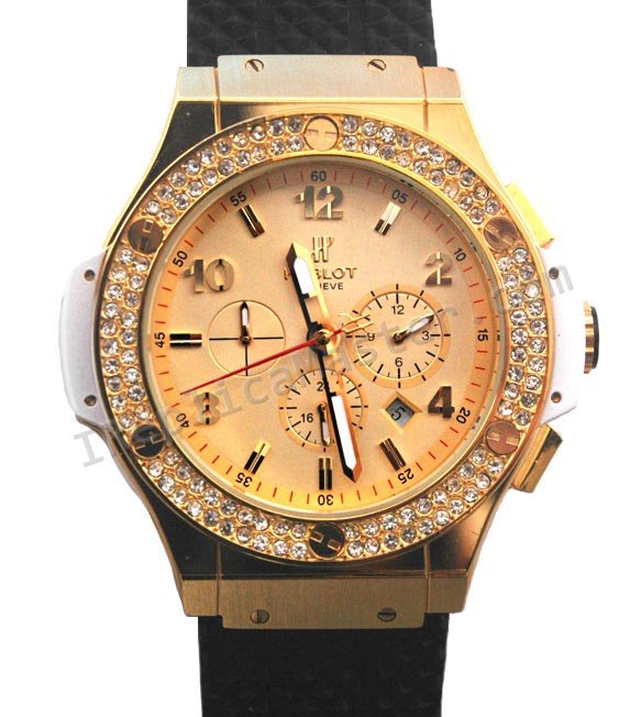 Hublot Big Bang Automatic Diamonds Replik Uhr - zum Schließen ins Bild klicken