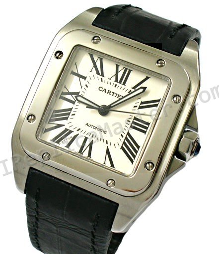 Cartier Santos 100 Swiss Replica Watch - Click Image to Close