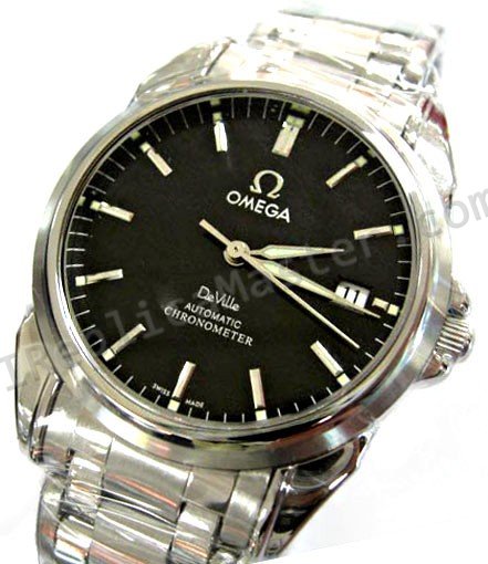 Omega DeVille Co-Axial Swiss Replica Watch - Click Image to Close