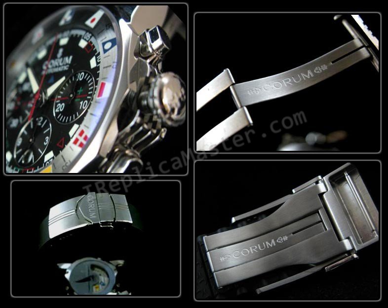 Corum Admirals Cup Chronograph Schweizer Replik Uhr - zum Schließen ins Bild klicken