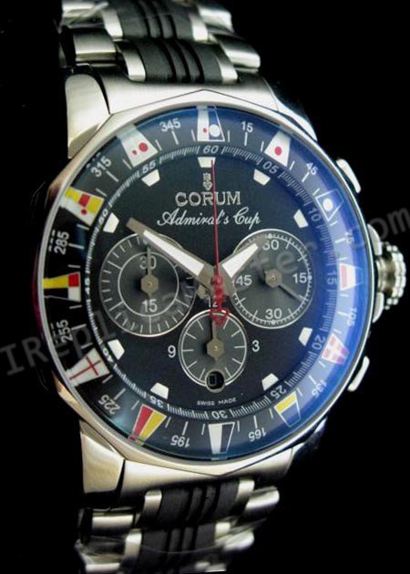 Corum Admirals Cup Chronograph Swiss Replica Watch - Click Image to Close