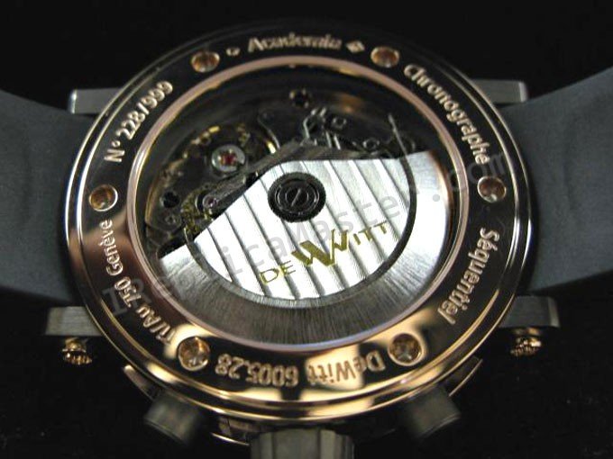 ДеВитт Академии Chronograph. Swiss Watch реплики - закрыть