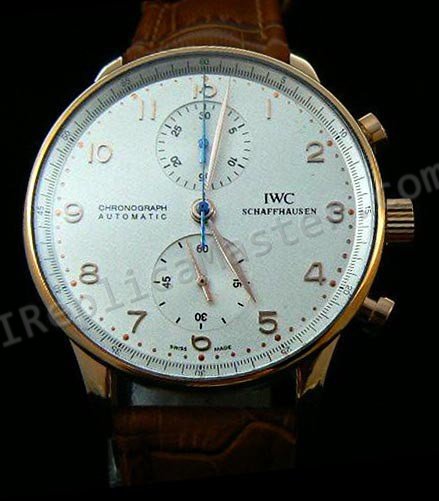 IWCはPortugusesクロ。スイス時計のレプリカ