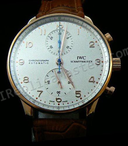 IWC Portuguses Chrono. Swiss Watch реплики - закрыть