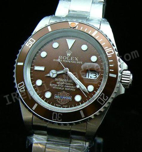 Rolex Submariner Harley Davidson Swiss Replica Watch - Click Image to Close