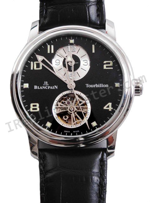 Blancpain Leman GMT Tourbillon Watch Réplique Montre - Cliquez sur l'image pour la fermer