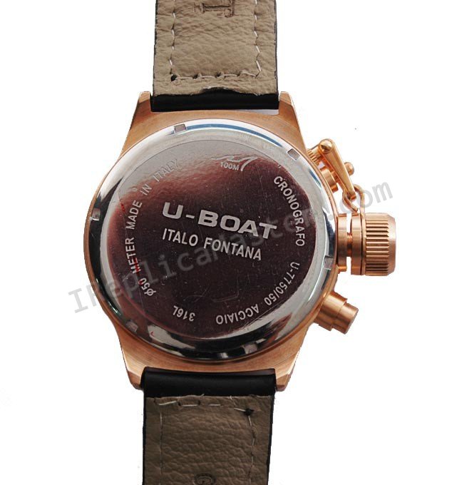 U-Boat Cronógrafo cabina de 52 mm Reloj Réplica Reloj - Haga click en la imagen para cerrar
