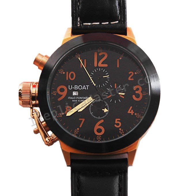 U-Boat Cronógrafo cabina de 52 mm Reloj Réplica Reloj - Haga click en la imagen para cerrar