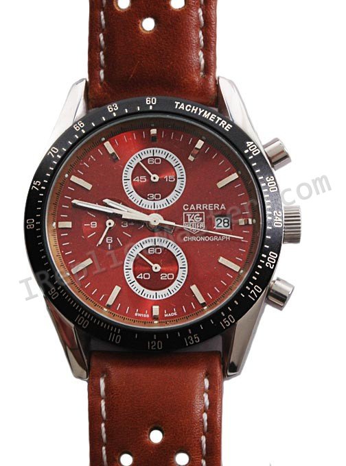 Tag Heuer Carrera Jeff Gordon Chronograph Replica Watch - Click Image to Close