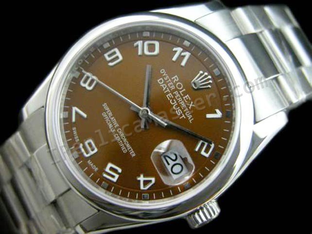 Rolex Oyster Perpetual DateJust Swiss Replica Watch - Click Image to Close