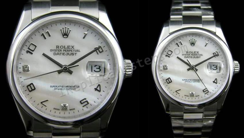 Rolex Oyster Perpetual Datejust Schweizer Replik Uhr - zum Schließen ins Bild klicken