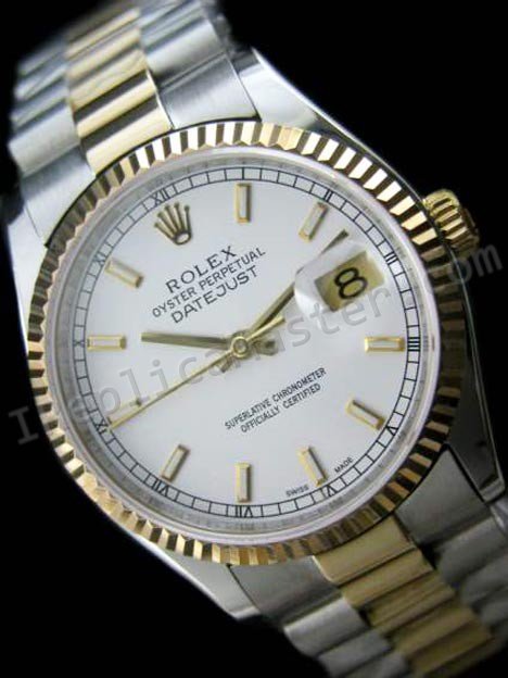 Rolex Oyster Perpetual DateJust Swiss Replica Watch - Click Image to Close