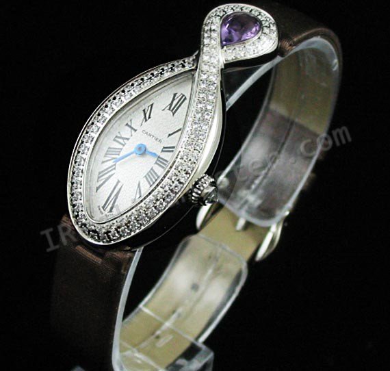 Cartier Baignoire Ladies Schweizer Replik Uhr - zum Schließen ins Bild klicken