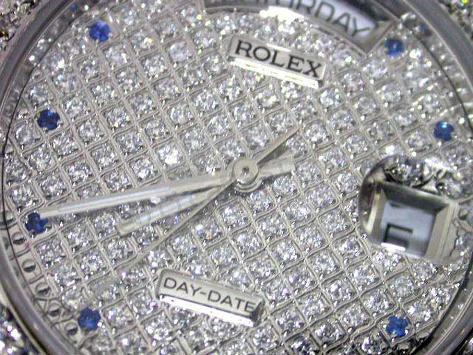 Rolex DayDate Damas Reloj Suizo Réplica - Haga click en la imagen para cerrar